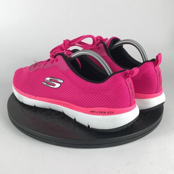 Skechers Flex Appeal Air Cooled Pink Running Shoes 13070 Women’s Size 11 - Picture 7 of 12